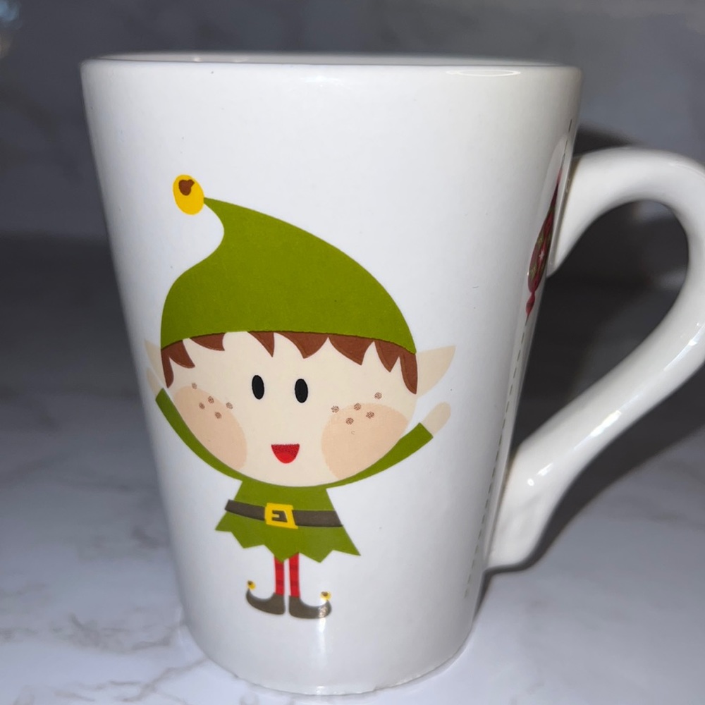 Elf Coffee Cup. Looks Like Hermey  from Rudolph to me 🤣 by California Pantry